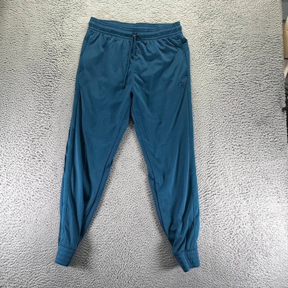 VTG And1 Pant Mens L Blue Polyester Track Jogger Basketball Performance Sports‎
